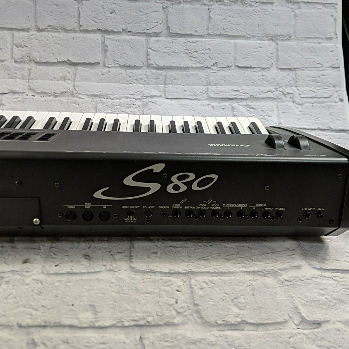 Yamaha S-80 88-key Weighted Workstation Synthesizer Digital Synth