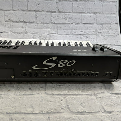 Yamaha S-80 88-key Weighted Workstation Synthesizer Digital Synth