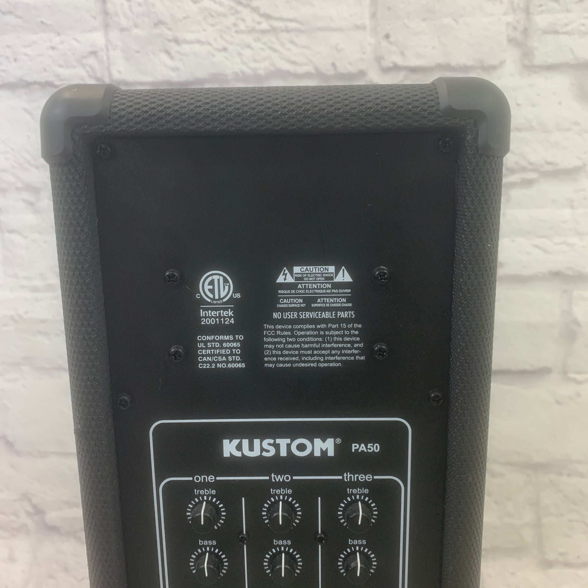 Kustom PA50 Speaker (Stage and Studio)