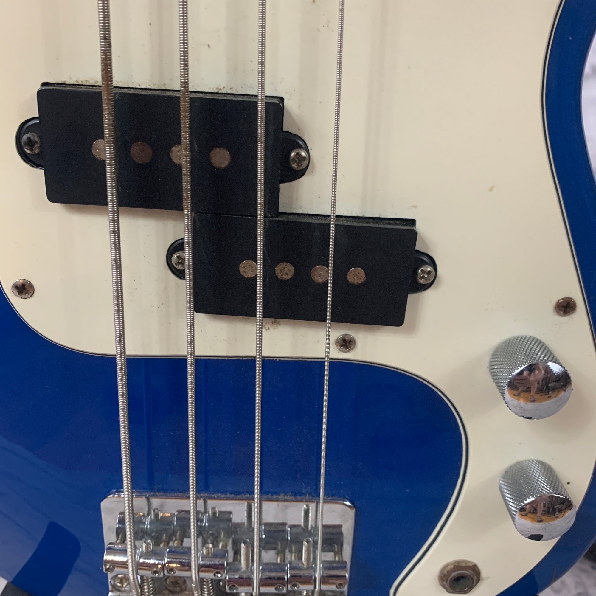 Unknown Junior Blue 26" Short Scale Bass