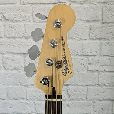 Fender 1990s MIM Precision Fretless 4 String Bass Guitar with Hard Case