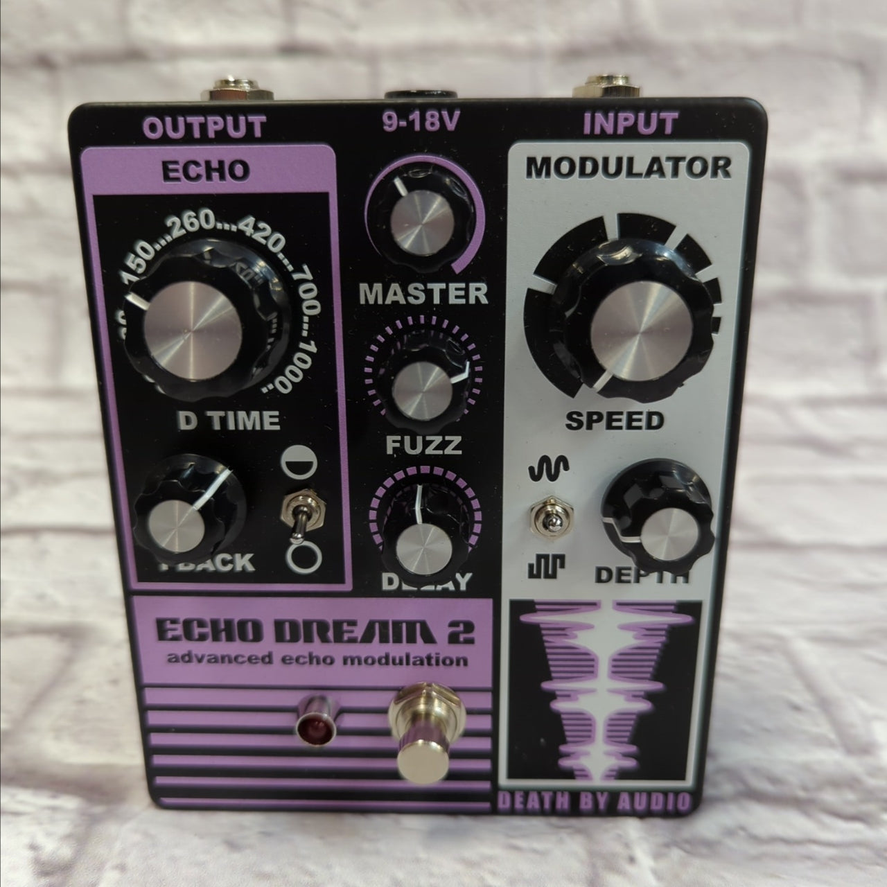 Death By Audio Echo Dream 2 Delay Pedal