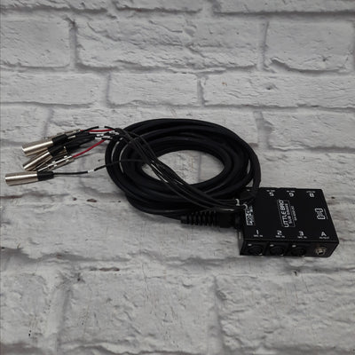 Hosa SH-6X2-20 Little Bro' Sub Snake - 6 XLR Sends, 2 1/4" TRS Returns - 20 Feet