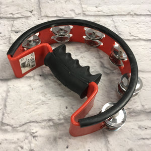 Pearl Ultragrip Steel Red Tambourine