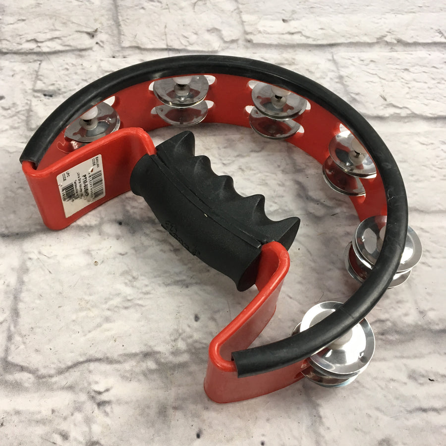 Pearl Ultragrip Steel Red Tambourine