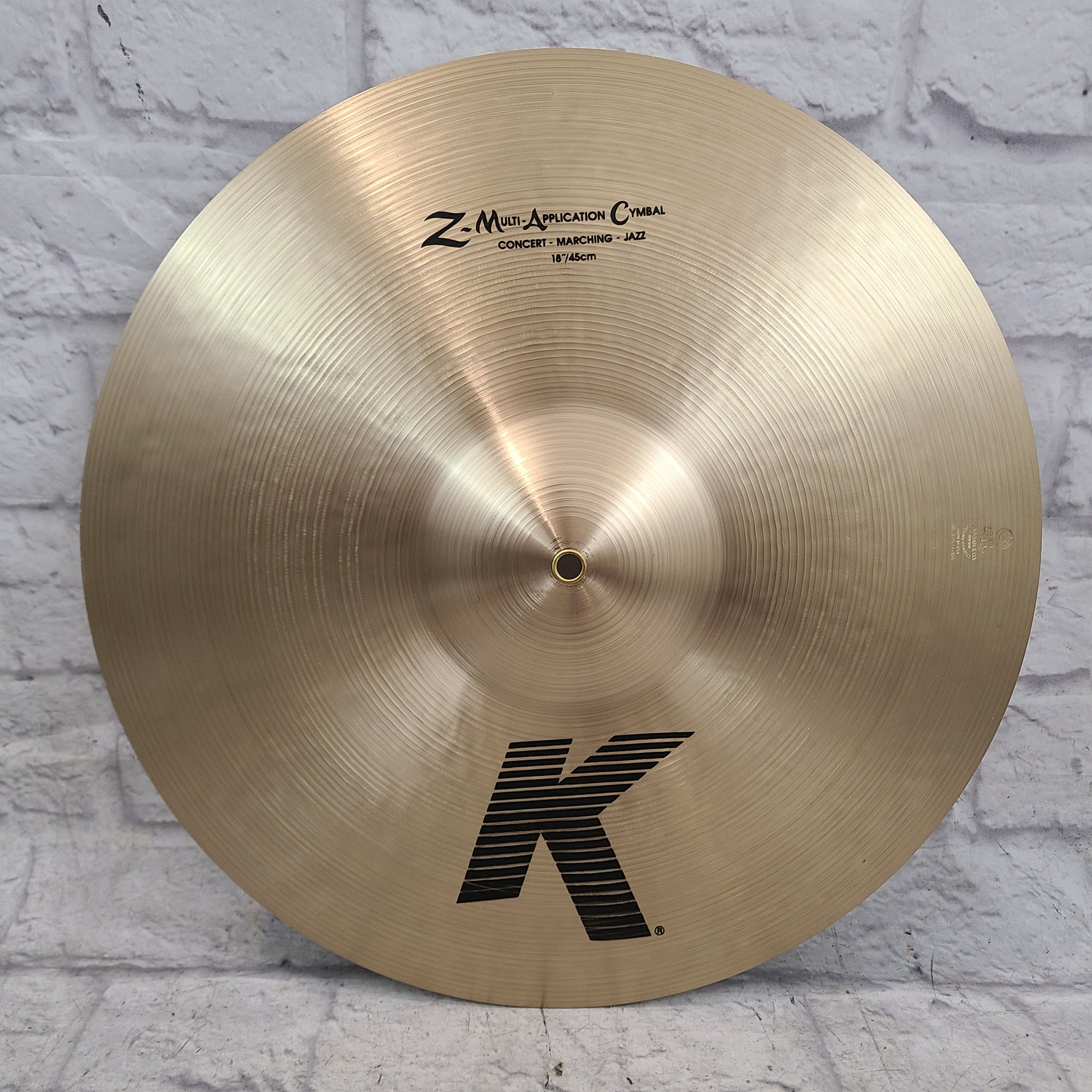 Zildjian K Z-Multi- Application Cymbal 18" Crash Ride Cymbal