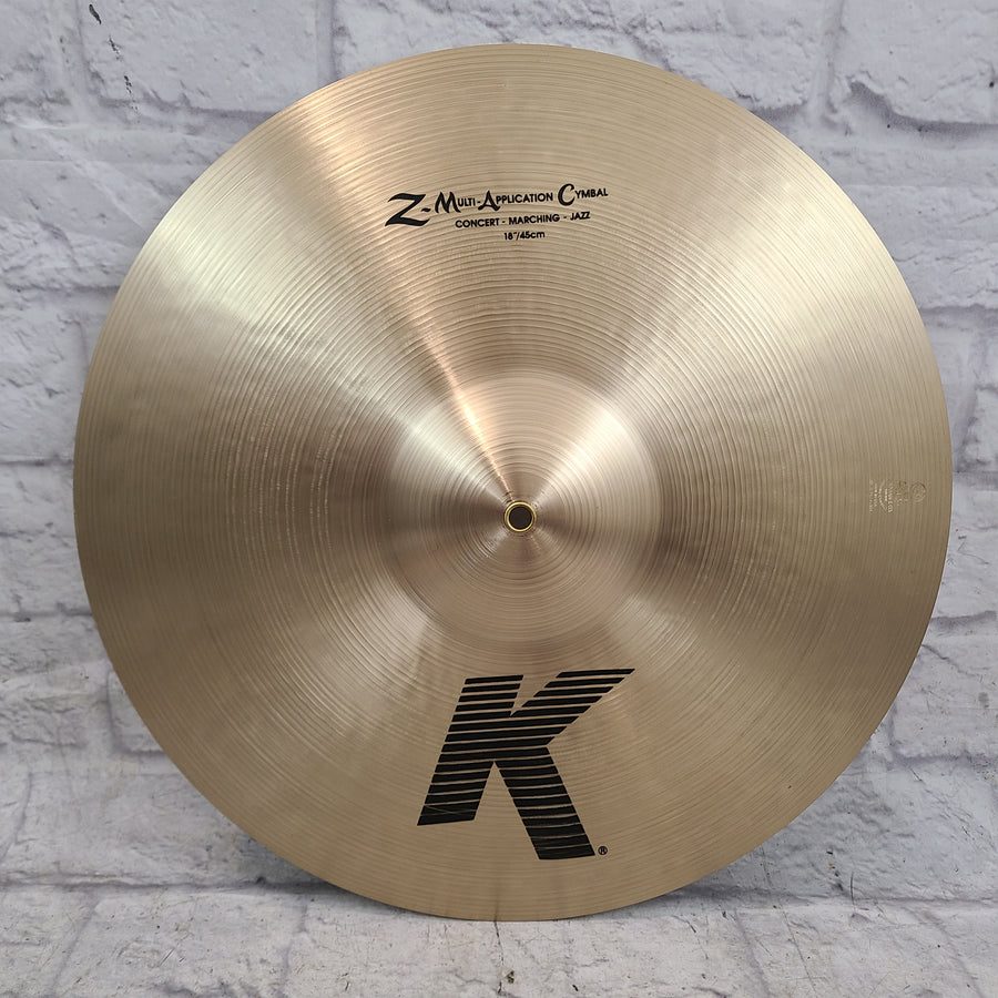 Zildjian K Z-Multi- Application Cymbal 18" Crash Ride Cymbal