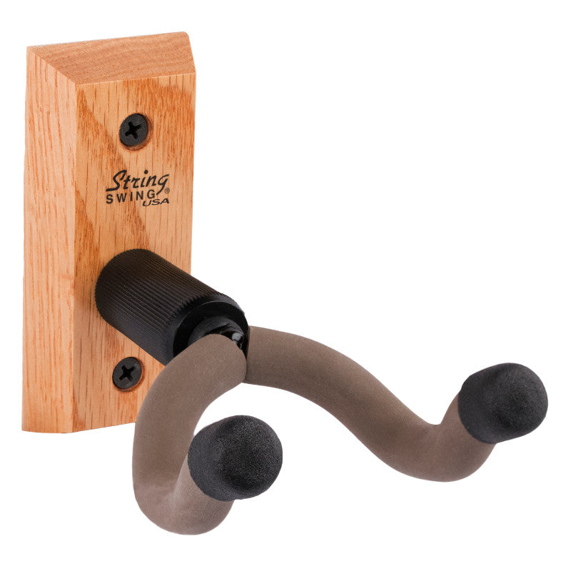 String Swing CC01K-O Hardwood Home & Studio Guitar Wall Hanger - Oak