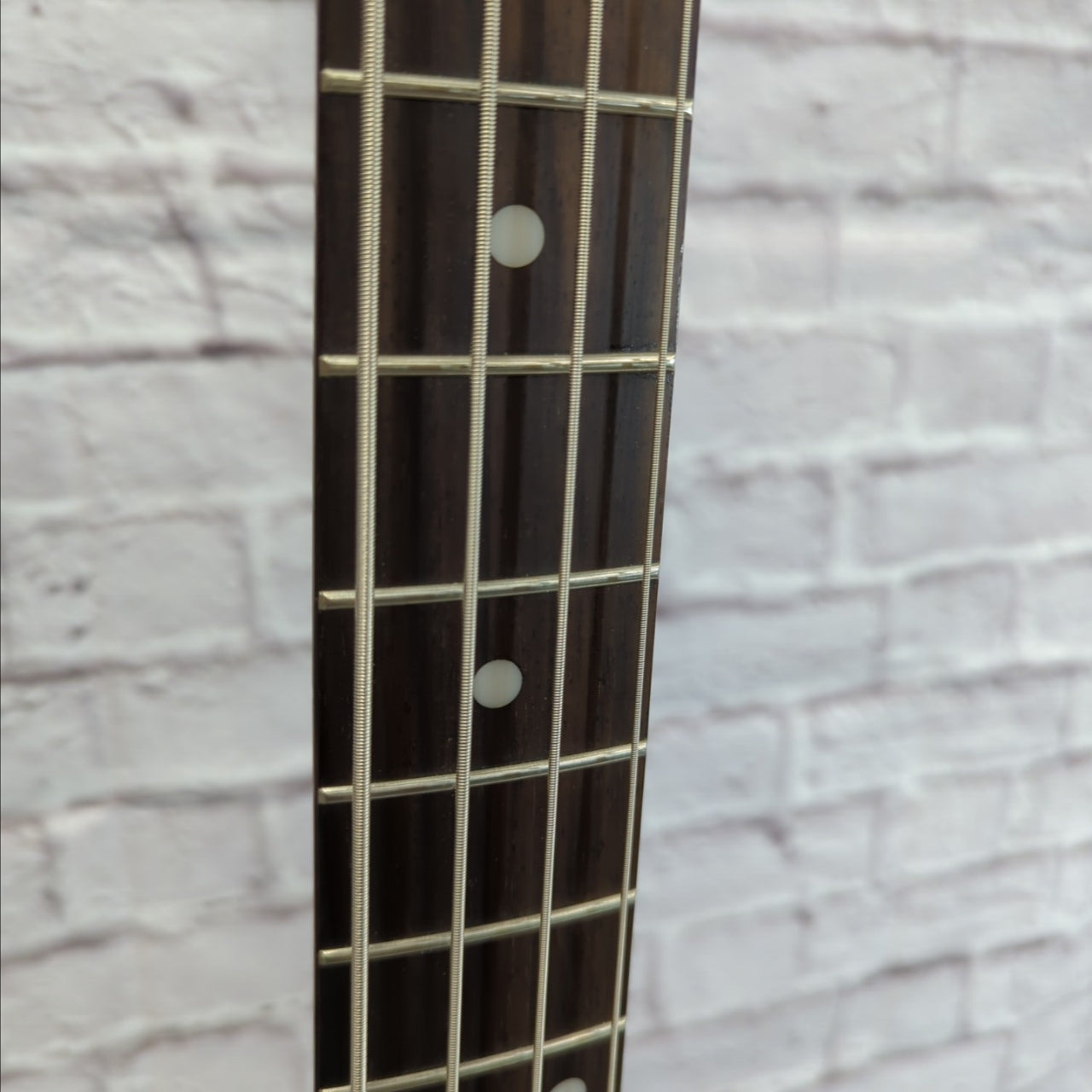 Sterling by Music Man Sting Ray Ray34 HH 4 String Bass Guitar Burl Top Trans Black Satin