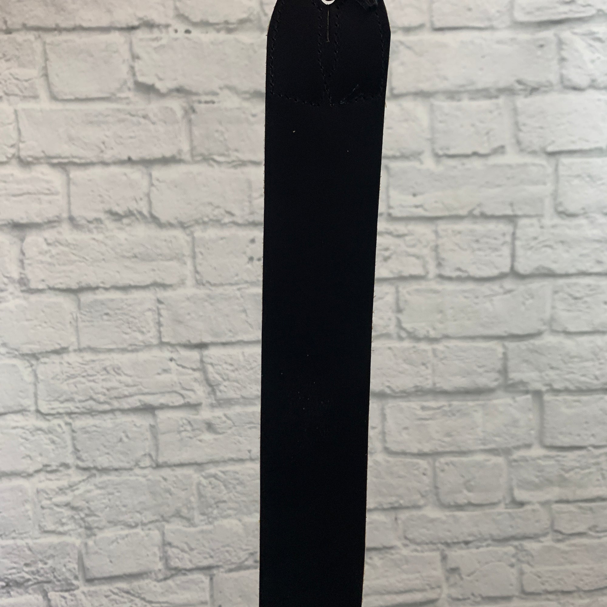 Levy's M7XL 2" Wide Extra-Long Black Leather Strap