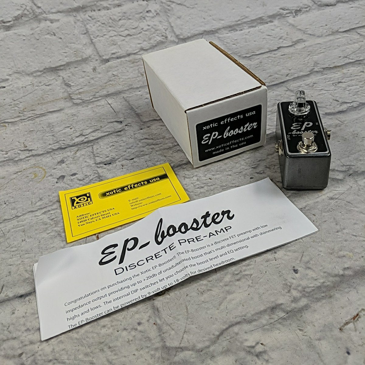 Xotic EP Overdrive Pedal