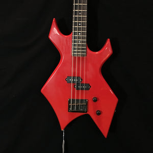 Bc Rich Platinum Warlock Bass Red MIK