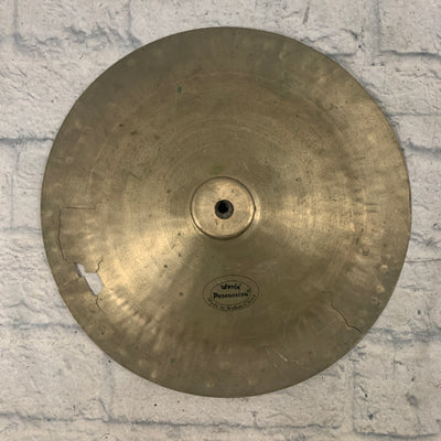 World Percussion 15" China Cymbal CRACKED