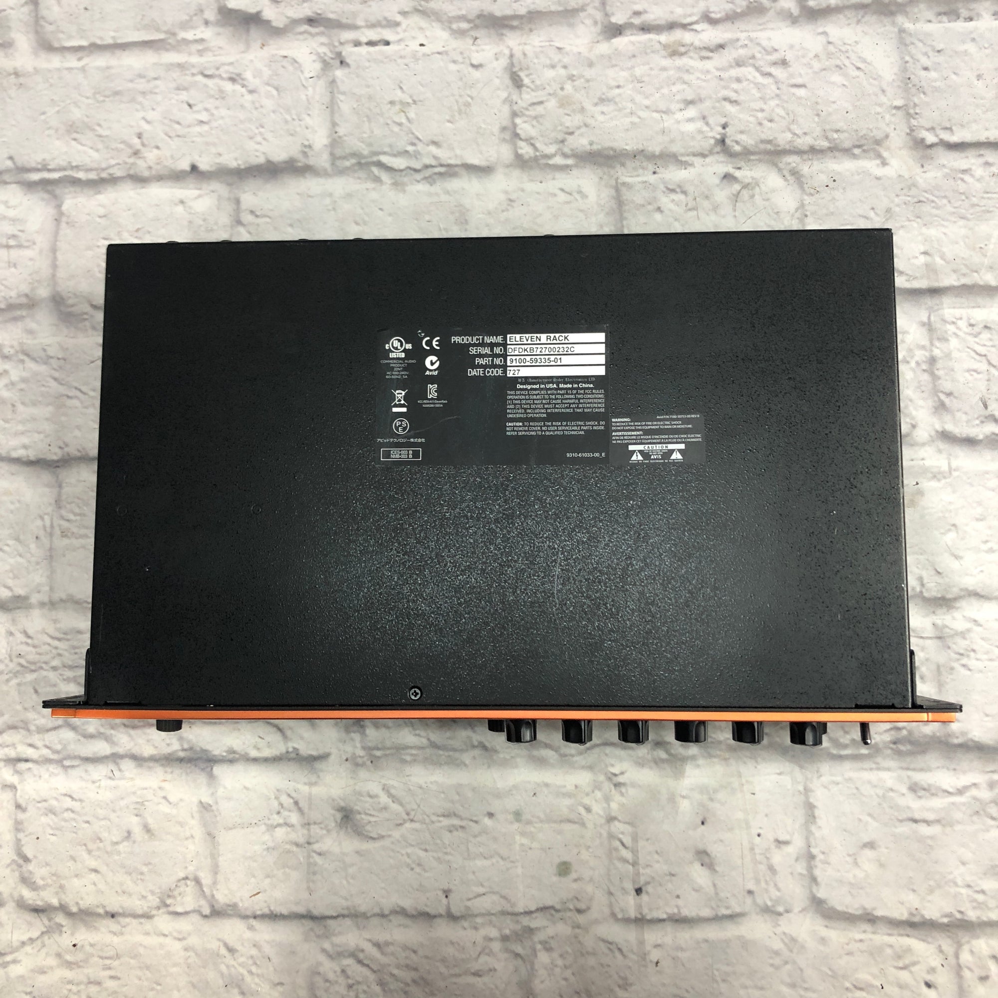 Avid Eleven Rack Guitar Multi-Effects Processor
