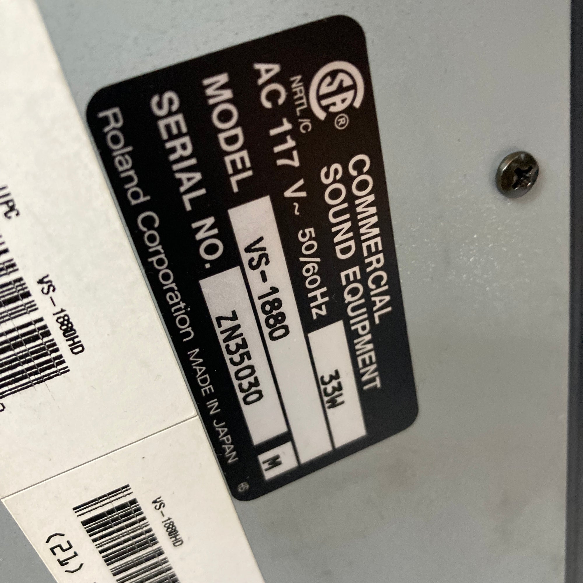 Roland VS-1880 Workstation