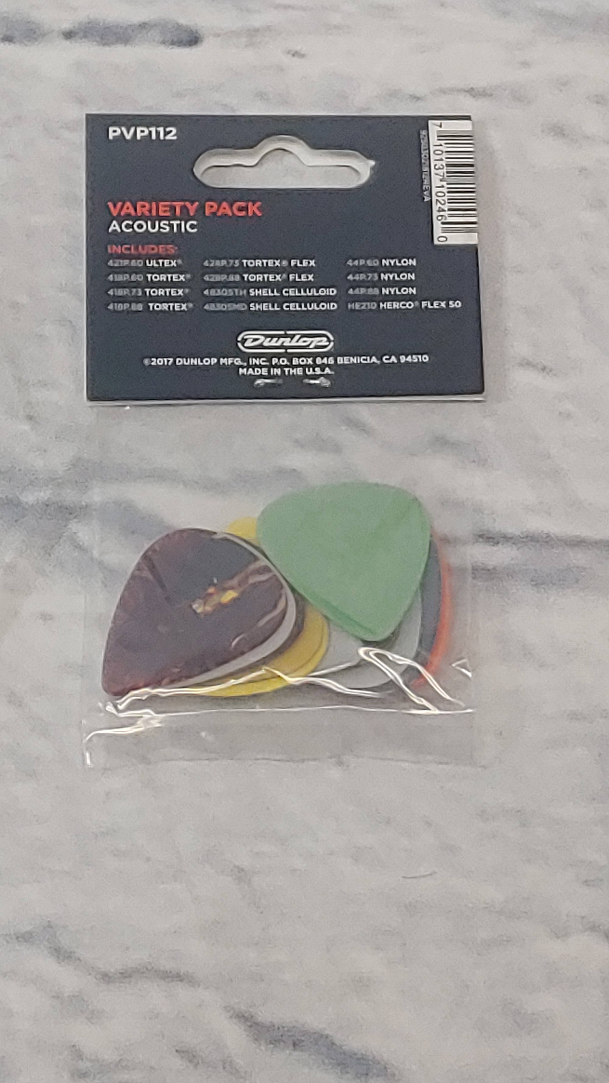 Dunlop Acoustic Variety 12 Pack Picks