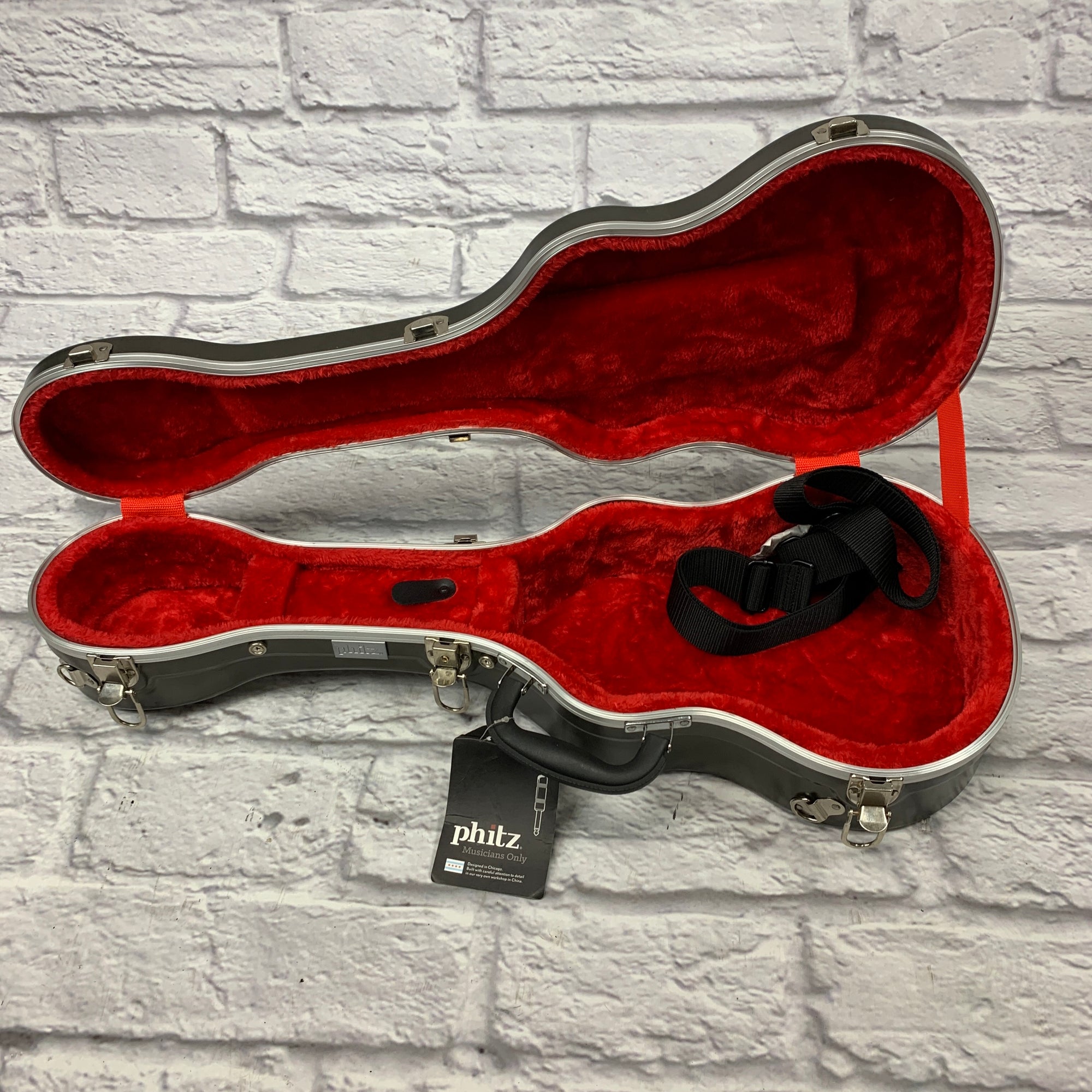 Phitz Tenor Uke Hard Case, Black