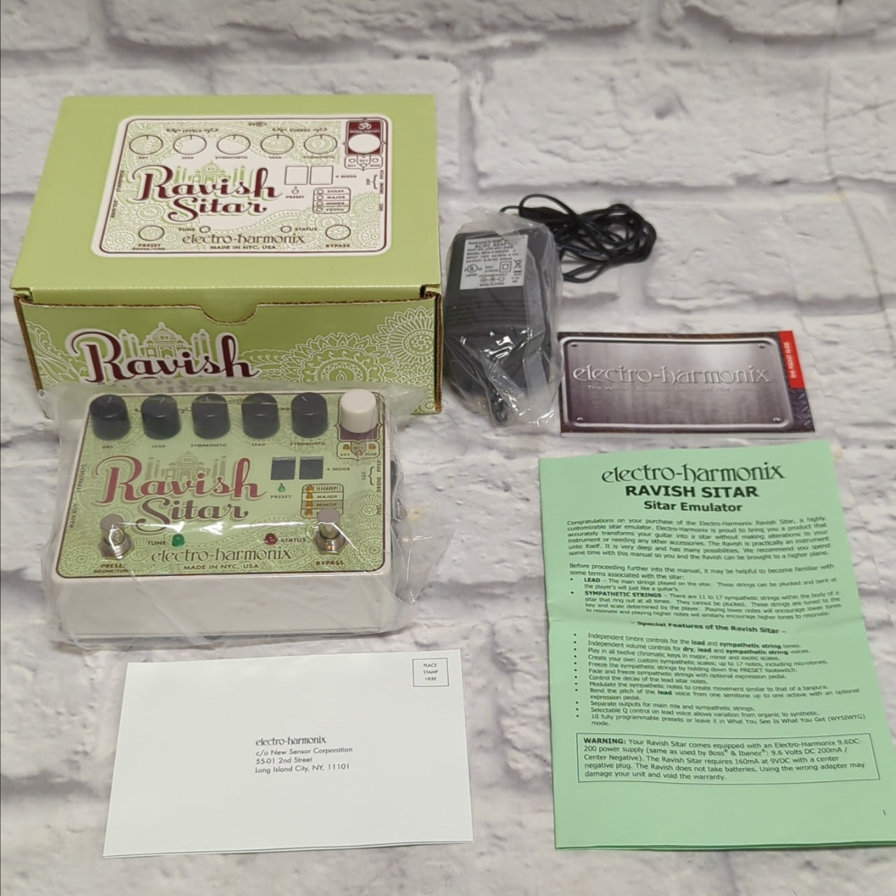 Electro-Harmonix Ravish Sitar Emulation Pedal
