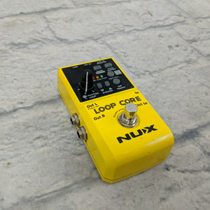 NUX Loop Core Stereo Guitar Effect Pedal 6H Recording + 40 Built-in Drum Patterns + Tap Tempo