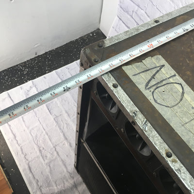 Hewitt Audio 3.5FT Tall Drum Side Fill Monitor 15x2 w 4 Horns and Casters