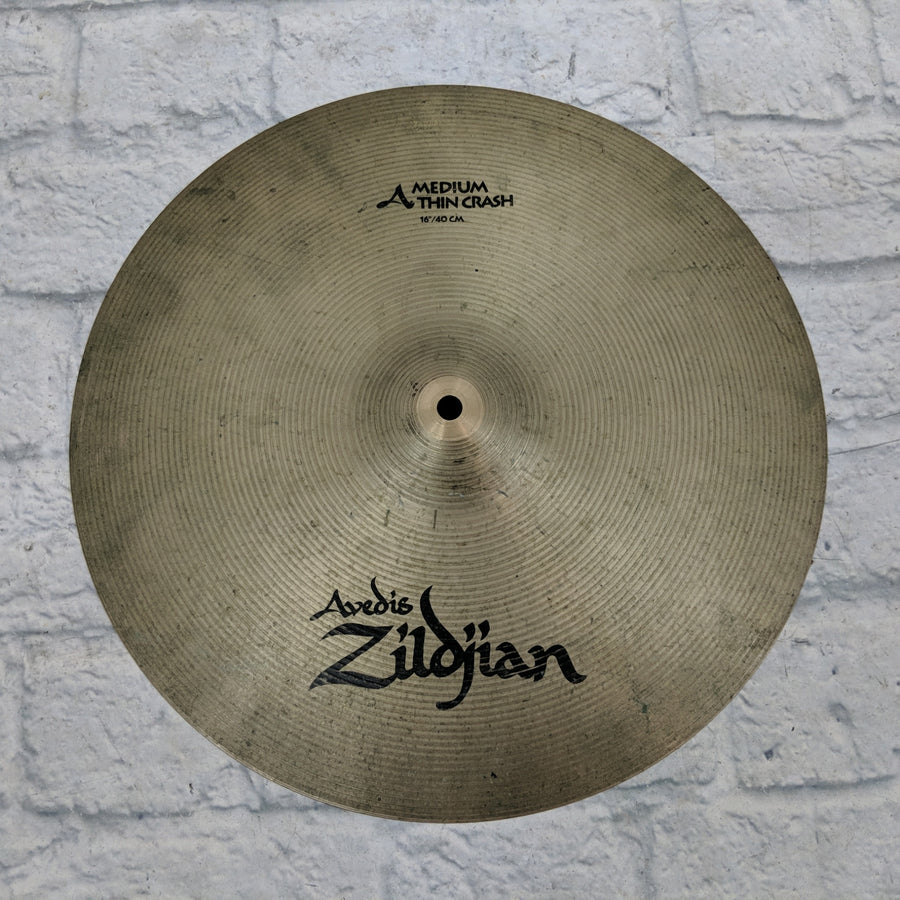 Zildjian A Series 16" Medium Thin Crash Cymbal (cracked)