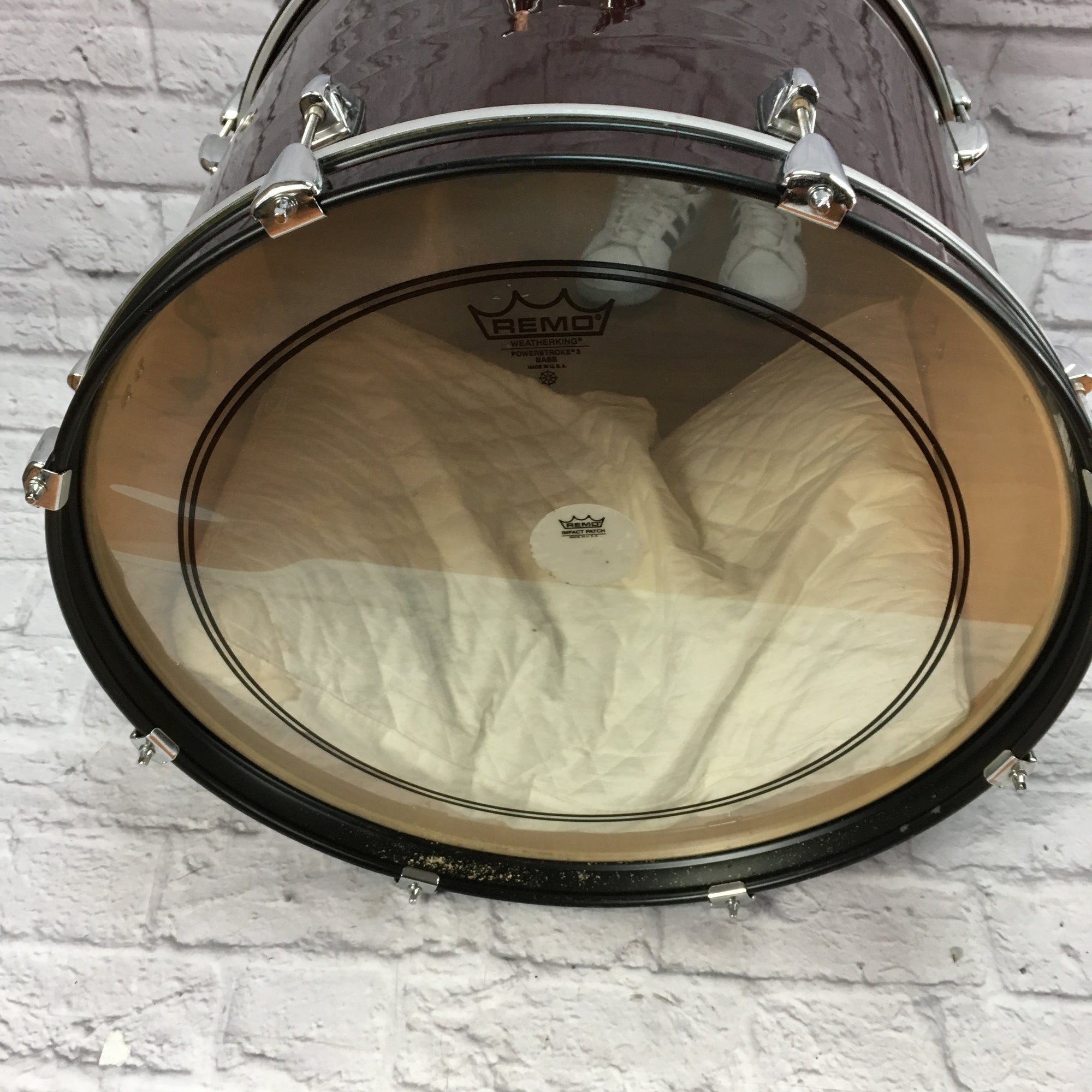 PDP 4pc Drum Set, Red Wine