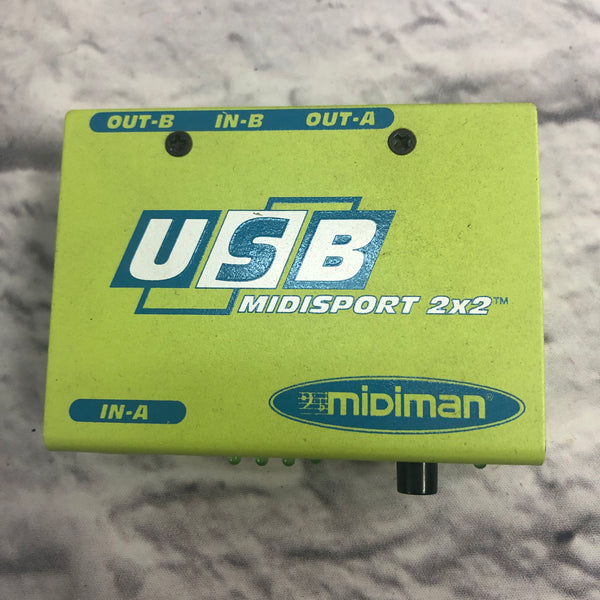 Midiman USB Midisport 2x2 Thru Box - Evolution Music