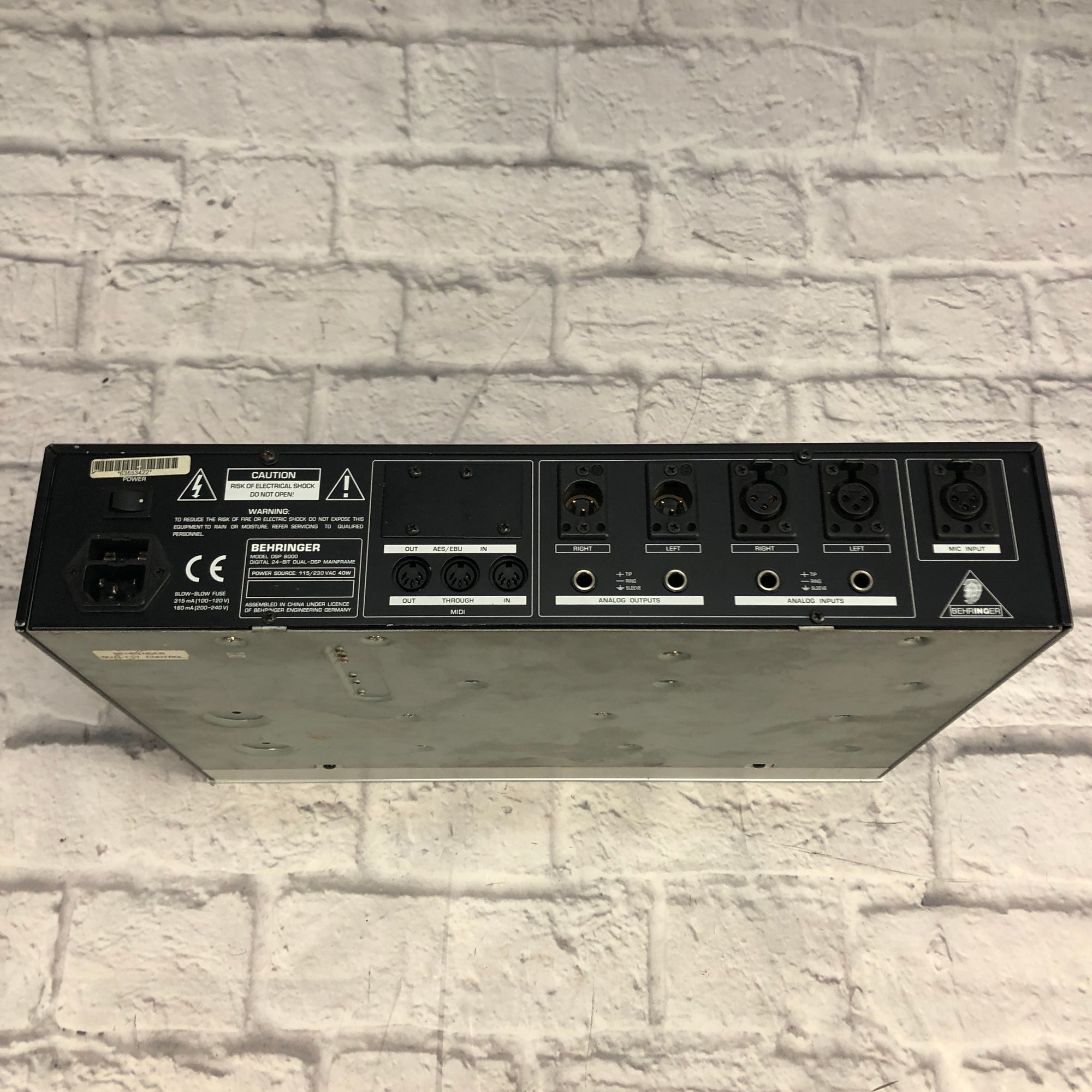 Behringer DSP8000 Digital Effects Processor