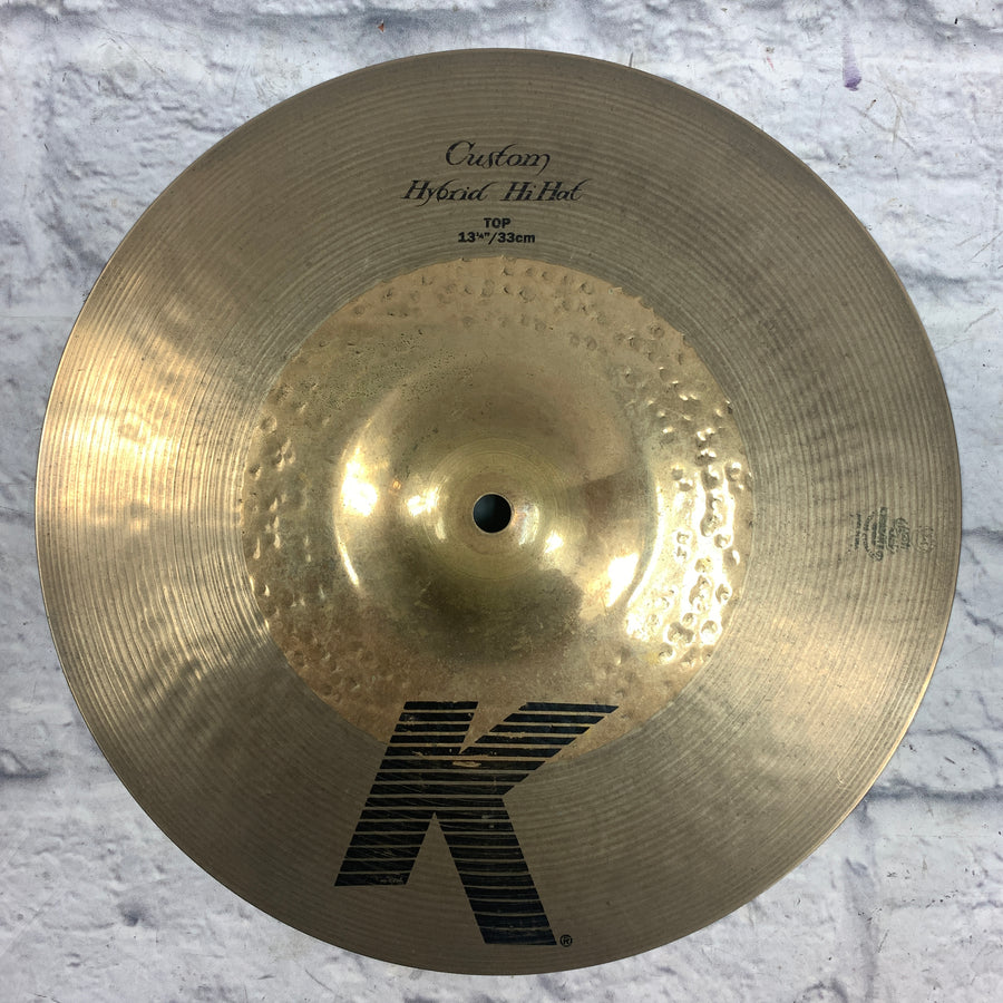 Zildjian 13 1/4 K Hybrid Hi Hat Top Cymbal