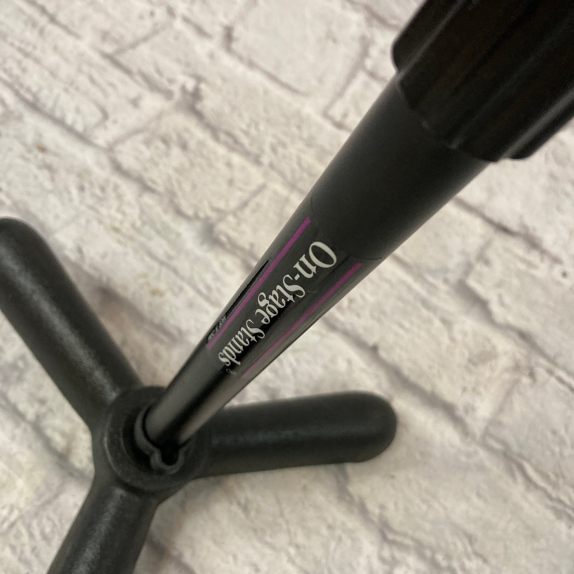 On-Stage Short 18" Boom Microphone Stand with Heavy Tripod Base
