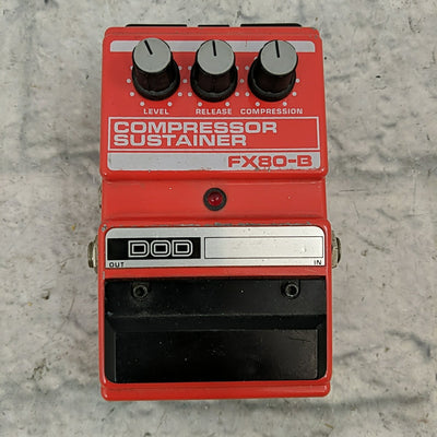 Vintage 1980s DOD FX80-B Compressor Sustainer Guitar Effects Pedal