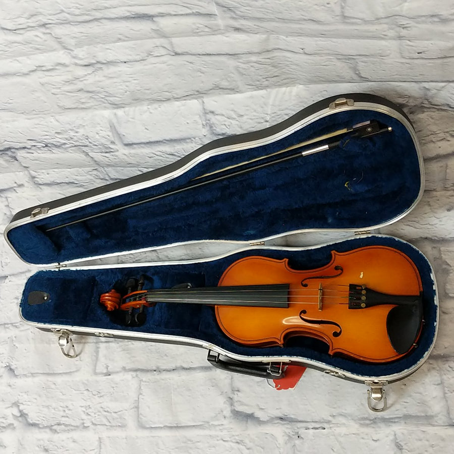 Glaesel VI130E3 3/4 Size Violin Outfit w/case and bow F13358