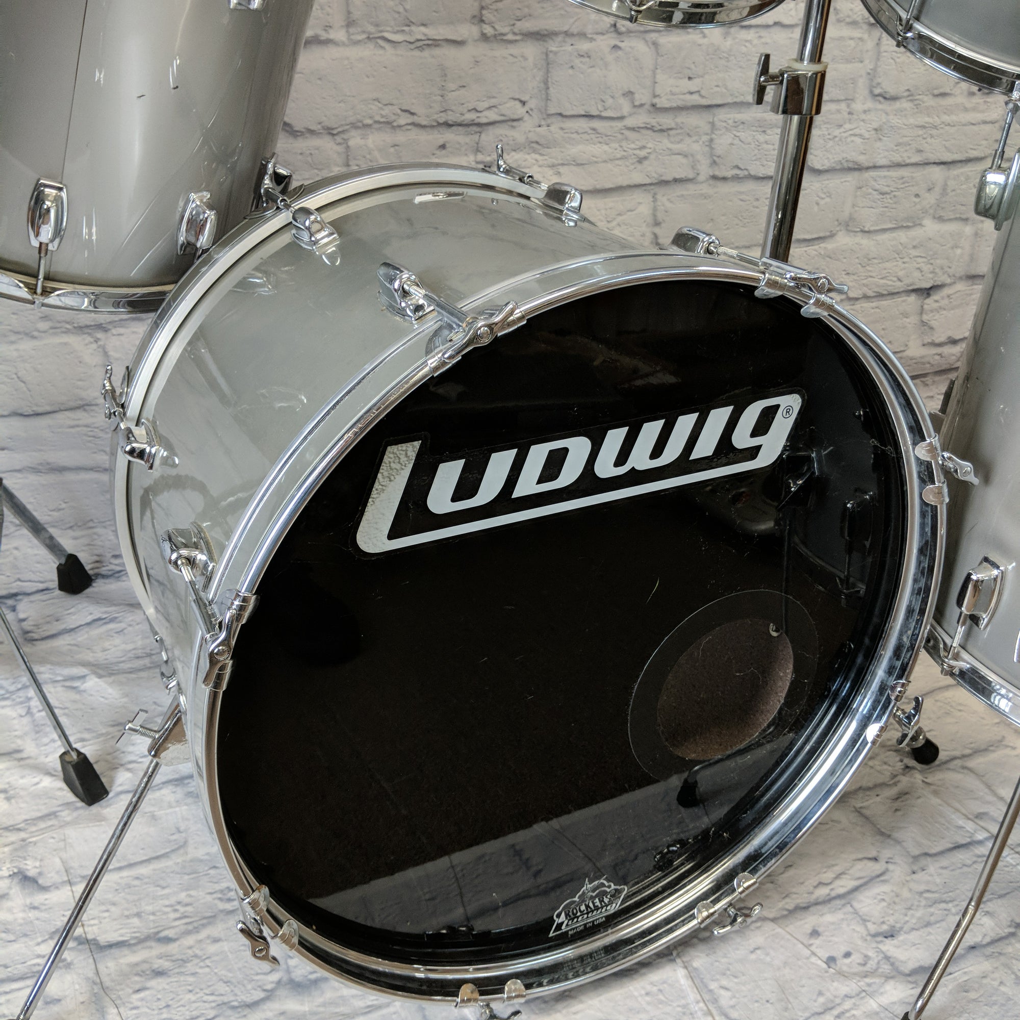 Vintage 80's Ludwig 6 Piece Rocker Kit (22, 16, 15, 14, 13, 12)