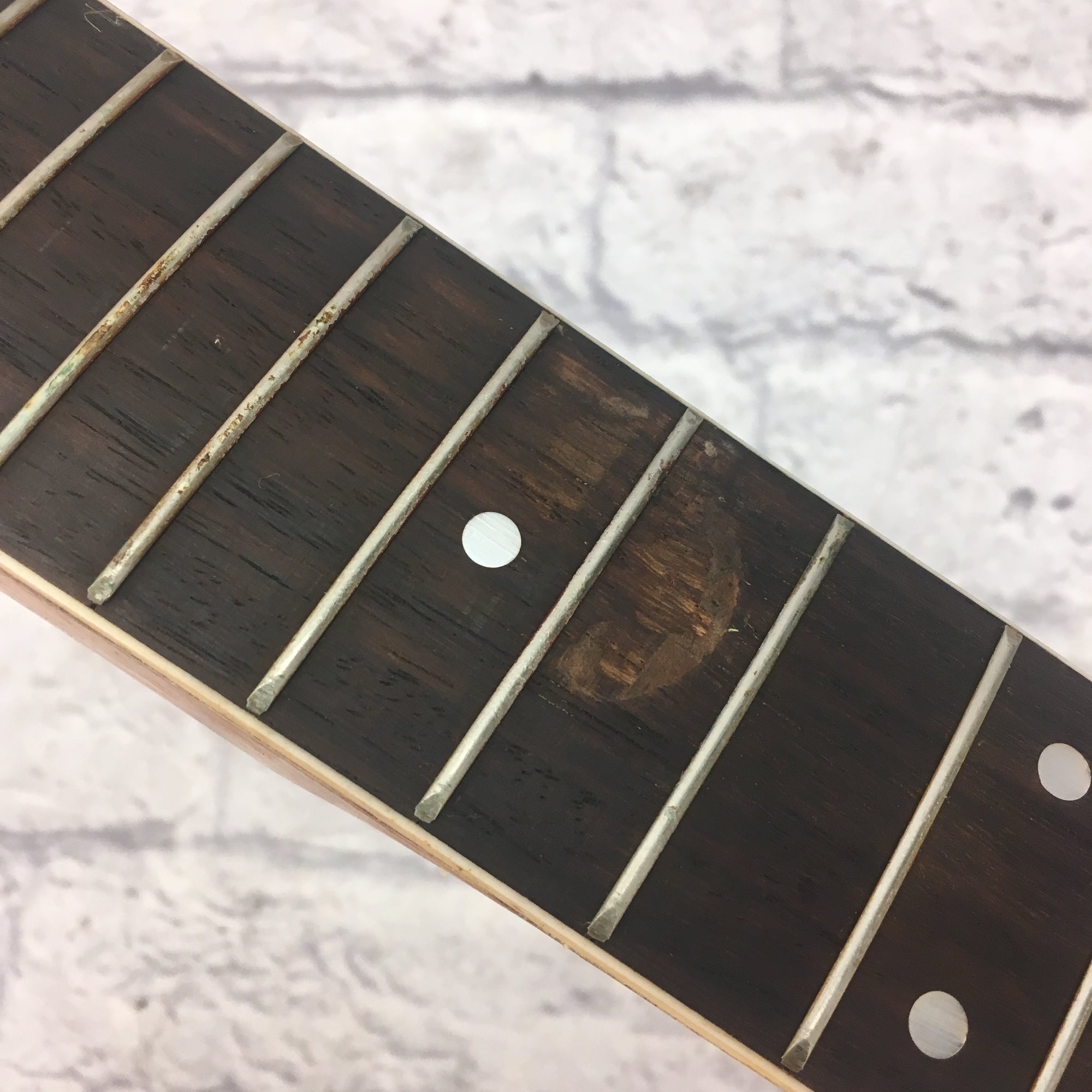 Vintage 1960s Short Scale Bass Guitar Neck (B) Rosewood Fretboard Made in Japan