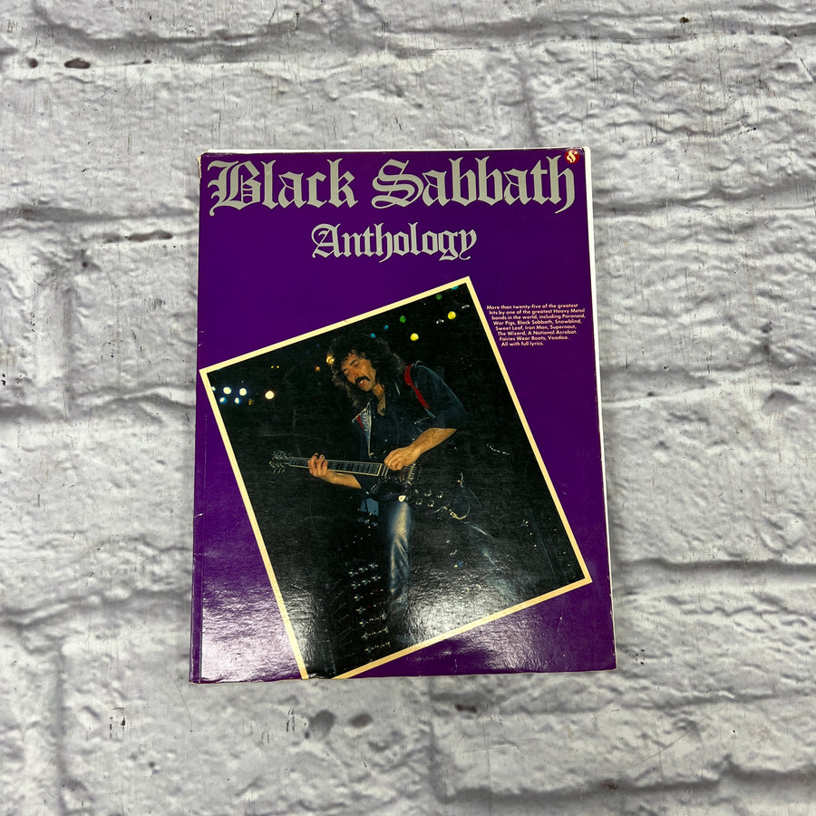 Vintage Amsco Publications Black Sabbath Anthology Tab Notation Book