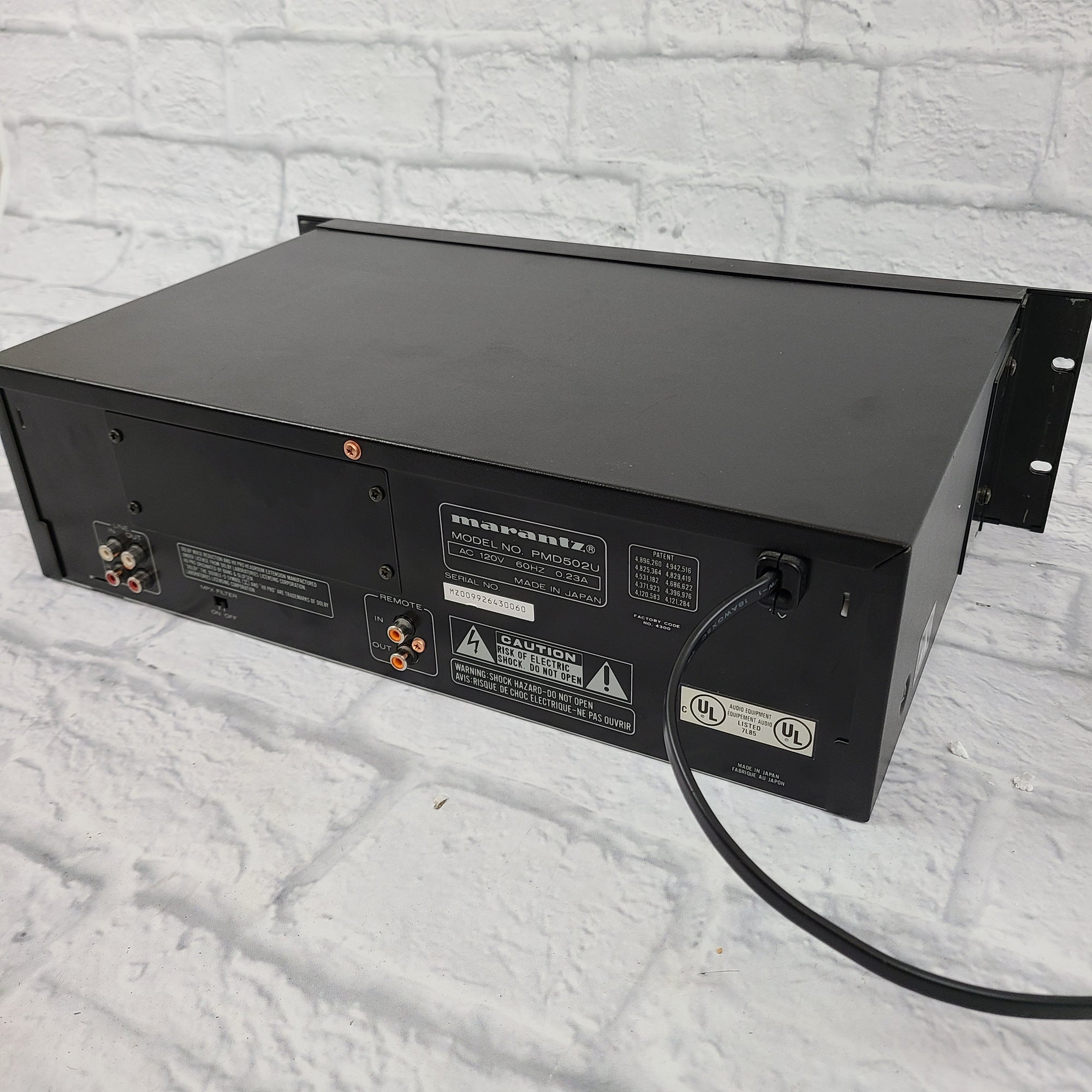 Marantz PMD502 業務用カセットデッキ 祀ら