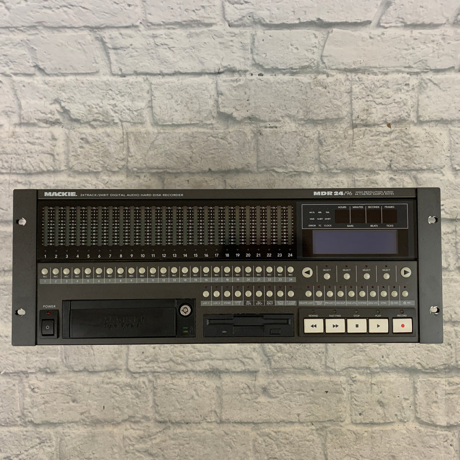 Mackie MDR24/96 24 Track 24 Bit Digital Hard Disk Recorder