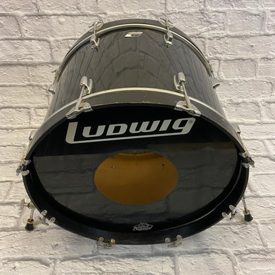 Ludwig Rocker 6pc Drum Kit Black