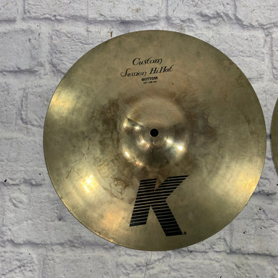 Zildjian K Custom Session 14 Inch Hi Hat Cymbal Pair