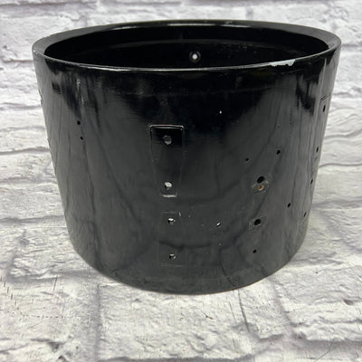 Unknown Black Lacquer 13x9 Rack Tom Snare Conversion AS IS