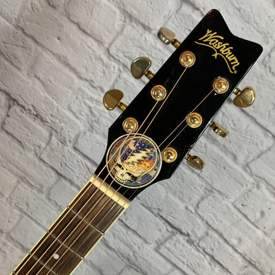 Washburn D-100B Acoustic Guitar Black