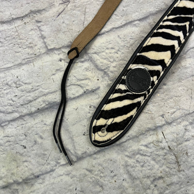 Levy's MSS3-2ST Leather Zebra Strap