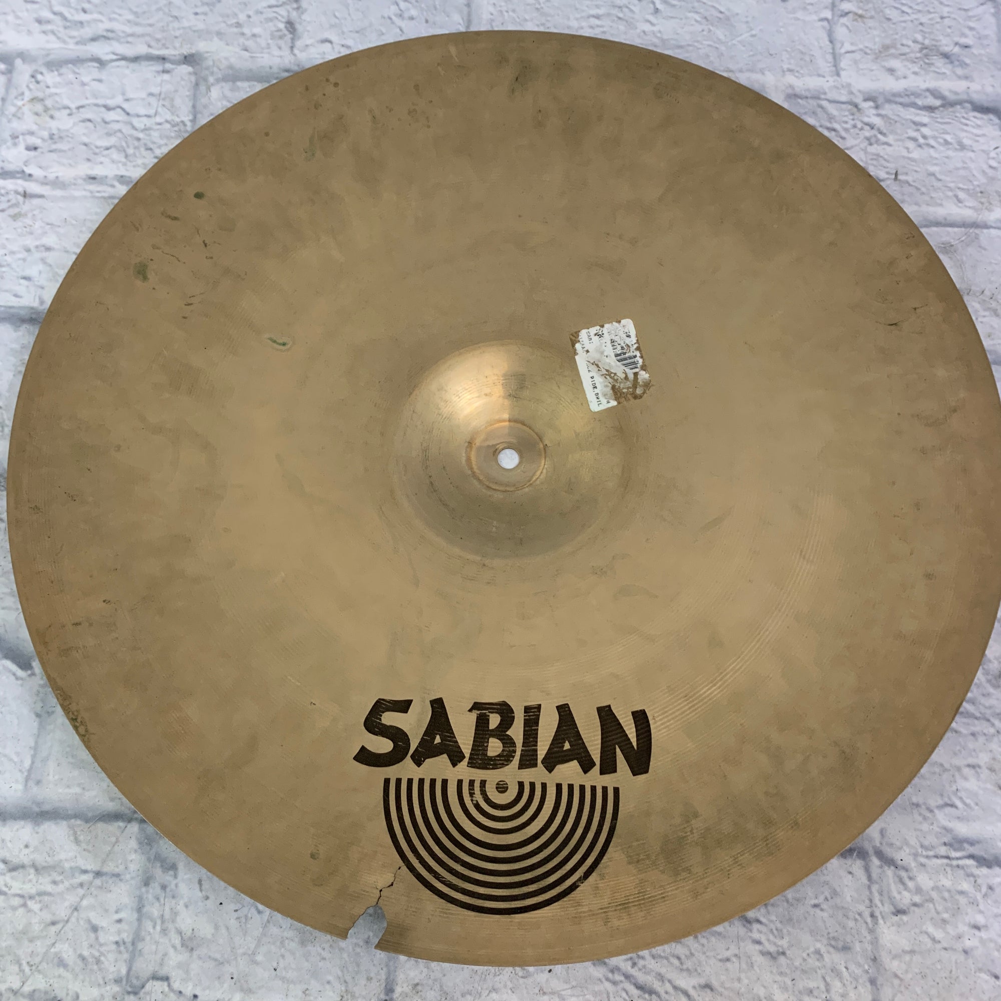 Sabian AAX 21" Stage Ride Cymbal - CRACK