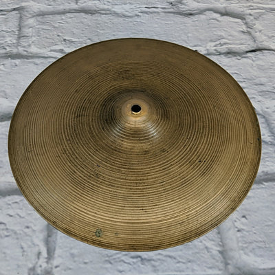 Vintage 1970s Zildjian 14 Avedis Hi Hat Top Cymbal