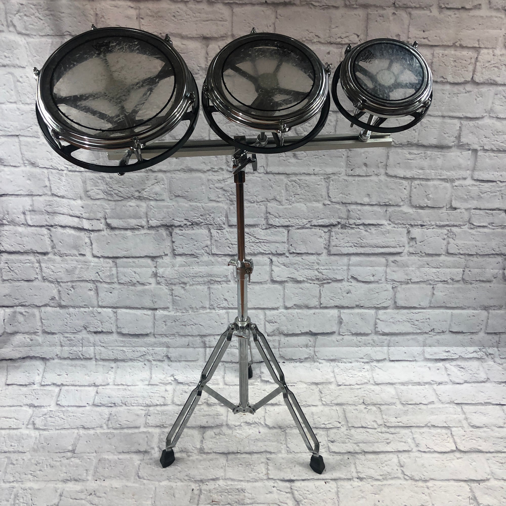 Remo 10 8 6 Roto Tom Set with Stand and Bar
