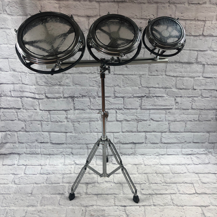 Remo 10 8 6 Roto Tom Set with Stand and Bar