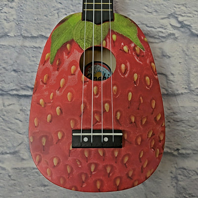 Amahi DDUK18 Strawberry Design Ukulele
