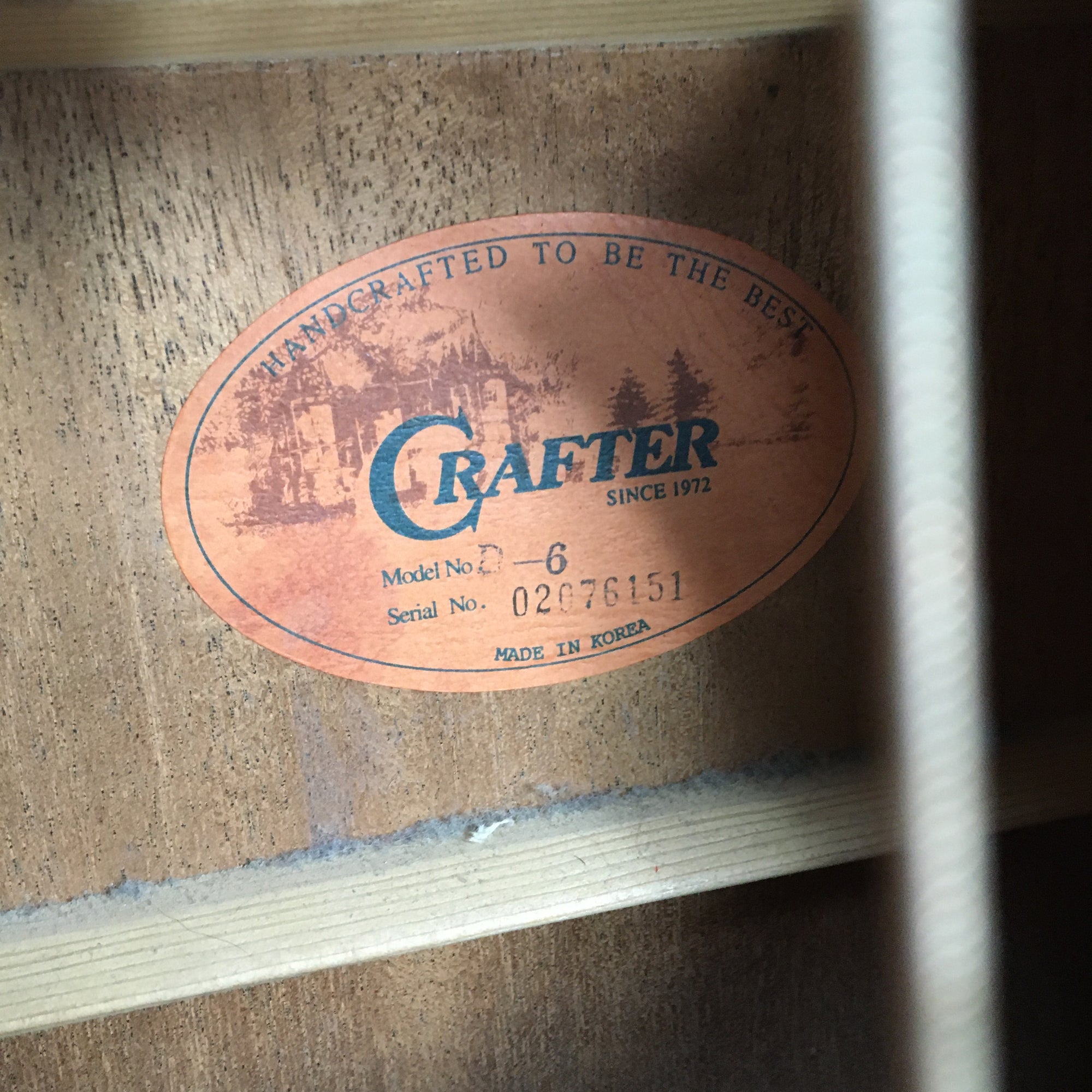 Crafter D-6 Korean Natural Acoustic