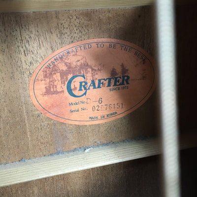 Crafter D-6 Korean Natural Acoustic