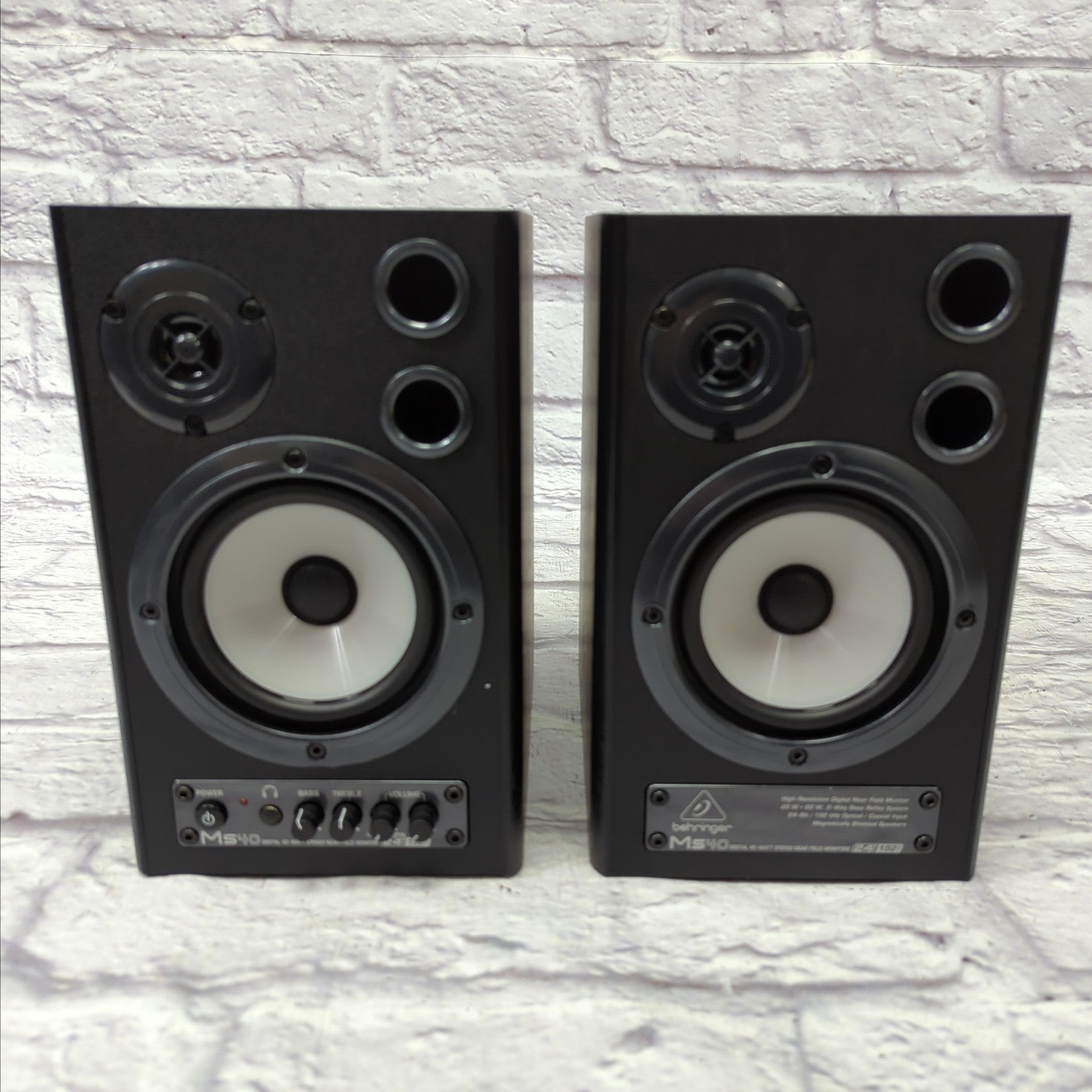 Behringer MS40 アクティブスピーカー Behringer MS40 - 2-Way 40-Watt 24-bit/192kHz Hybrid MS40 B&H
